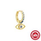 925Sterling Silver Inlaid Diamond Animal Goldfish Pendant Hoop Earrings Hot-Selling Heart Lightning Earrings for Women