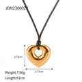 Twisted Stainless Steel Necklace in 18K Gold-Tone with a refined design profile