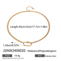 Gold-Plated Layered Bangle Stainless Steel Bracelet — alternate angle — jewelry finish and design detail