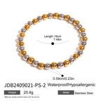 Zircon Bracelet18K Gold Stainless Steel Bracelet Women's Ring Women's Non-Fading