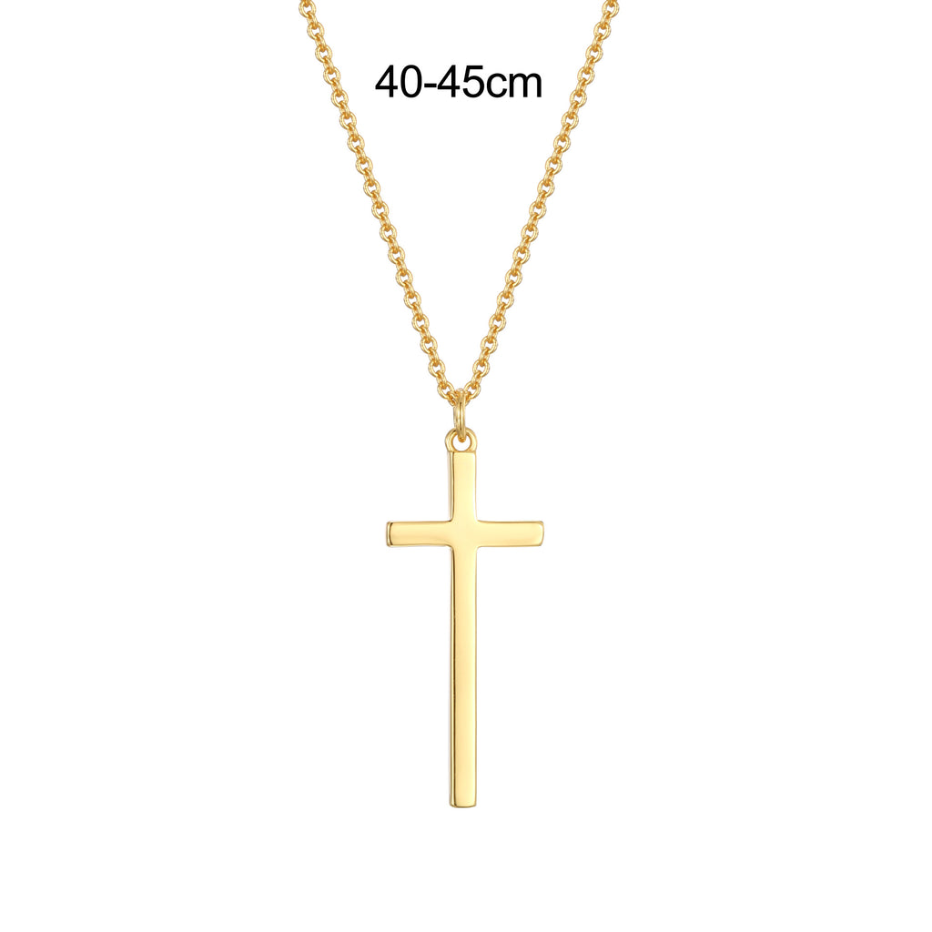 N0314 Cross Necklace American Style Men's Hip Hop Pendant Collarbone Necklace Trendy