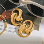 2H Stainless Steel Earrings Non-Fading Ear Jewelry earrings