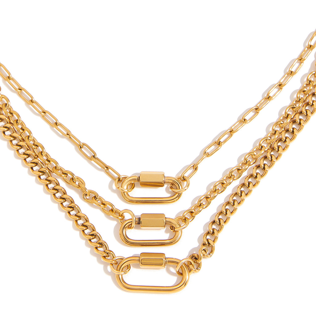 Stainless Steel diy Adjustable Necklace Choker Jewelry for Women