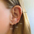 S925Pure Silver Minimalist Ear Bone Stud Ear Jewelry Ear Bone Clip Ear Cartilage Piercing Nose Ring Pure Silver