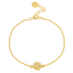 CYB0360 Copper plating14k Gold Zircon Shell Bracelet Fashion Girl Jewelry