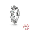 Pavé Cartilage 925 Sterling Silver Ear Cuff Studs — decorative detail — jewelry finish and design detail