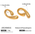 Stainless Steel Bracelet in Gold-Plated — Elevated Essential — alternate angle — jewelry finish and design detail