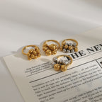 The ring is exaggerated ring Stainless Steel Jewelry