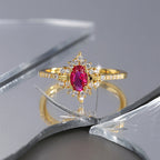 R0424 New Fashion Retro Design Ring for Women Luxurious Elegant Ring