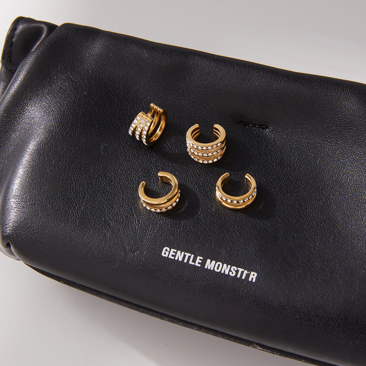 2H Autumn and Winter Non-Pierced Ear Accessories Stainless Steel Ear Clips Earrings Jewelry for Women