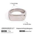 Geometric Minimalist Gold-Plated Stainless Steel Bangle Bracelet — material detail — jewelry finish and design detail
