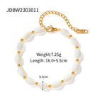 Ring Non-Fading Jewelry Necklace Stainless Steel Earrings Vacation Accessories