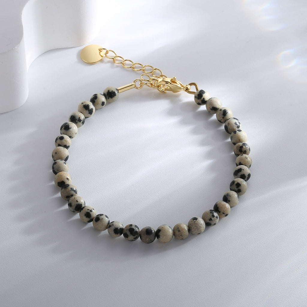B0178 Fashion Black Gallstone Bracelet for Women Retro Simple Design Sense Bracelet
