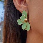 Stainless Steel Oil Drop Earrings Jewelry for Women Non-Fading