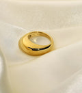 Minimalist Stainless Steel Gold-Plated Ring — additional product detail 28 — jewelry finish and design detail
