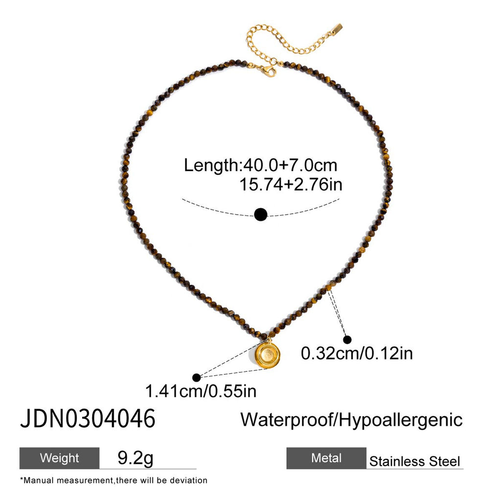 Multi-layer Stacked Necklace Collarbone Chain Stainless Steel Jewelry Non-fading