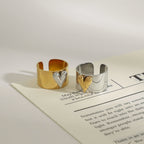 Heart-shaped ring that doesn't fade rings Stainless Steel Jewelry