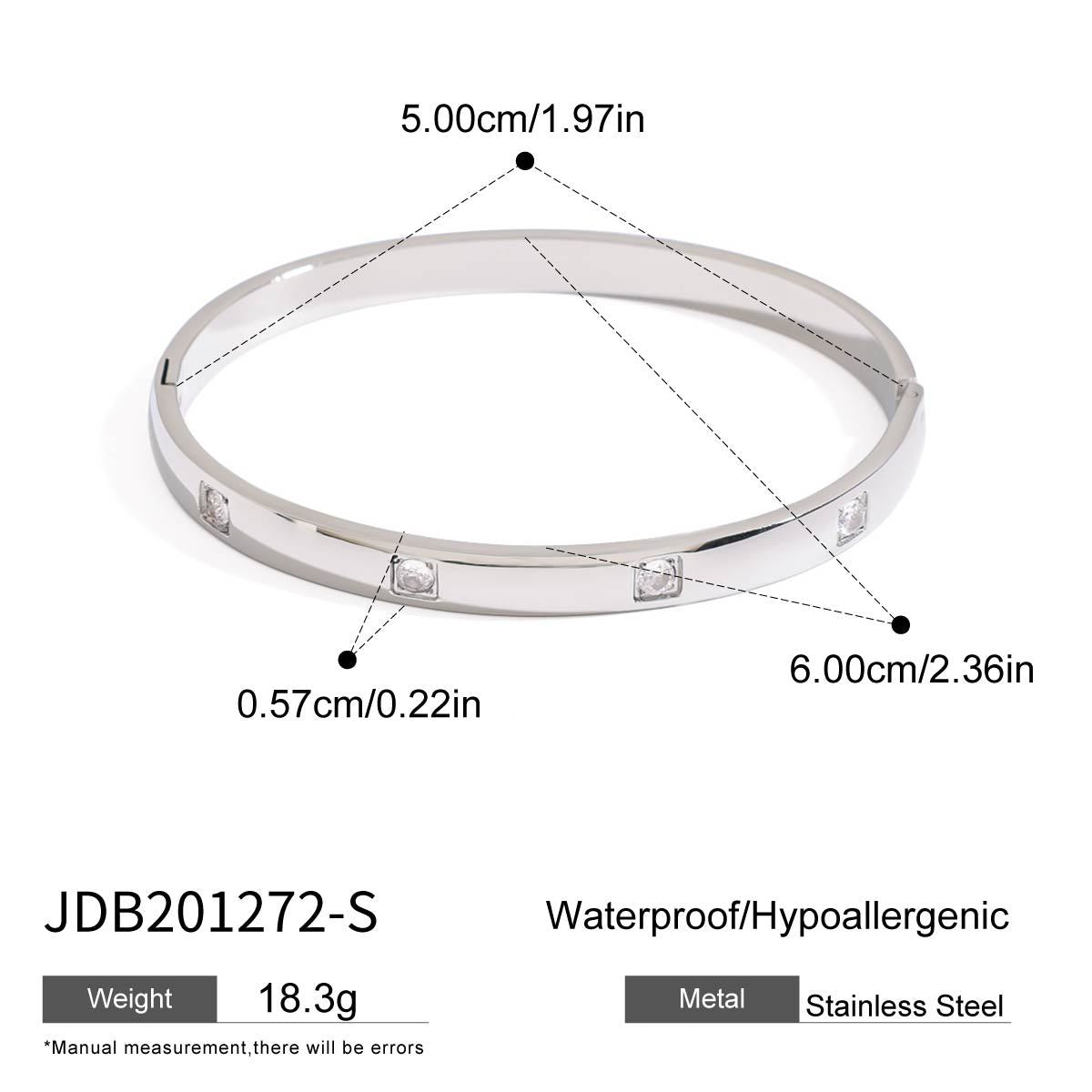 Stainless Steel Bracelet Non-Fading Jewelry Bracelet18K Gold accessories