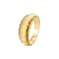 Gold-Plated Brass Minimalist Ring — Defined Silhouette for private-label fashion jewelry buyers