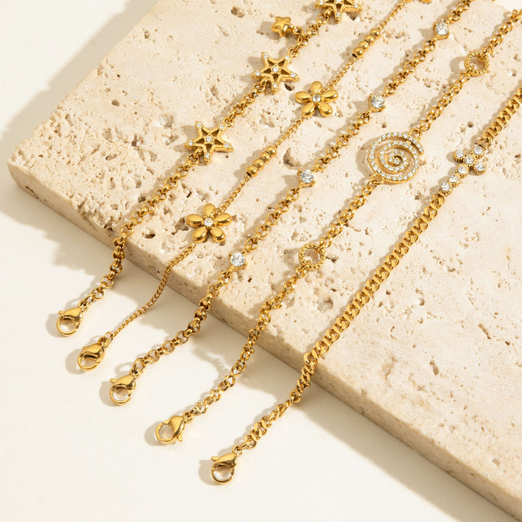 Stainless Steel Zircon Bracelet High Appearance Non-Fading Jewelry bracelet