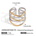 Gold-Tone Stainless Steel Ring — Modern Edit featuring contemporary and a gold-tone finish