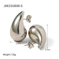 18K Gold-Plated Petite Teardrop Earrings — alternate product view — jewelry finish and design detail