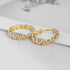 CYE0849 Hoop Earrings for Women2025New Simple Hoop Earrings Round Ear Studs