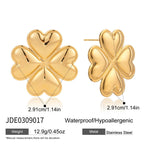 Water Drop Earrings Front and Back Style Earrings Non-Fading Ear Jewelry Stainless Steel Accessories