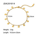 18K Gold-Tone Floral Beaded Pendant Stainless Steel Necklace styled for independent jewelry boutiques