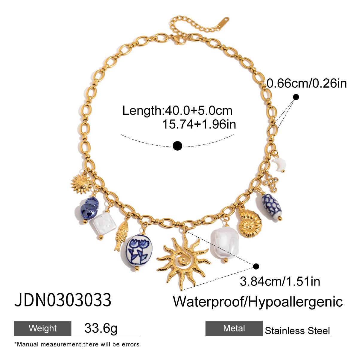 Five-pointed Star Stainless Steel Necklace Jewelry Women's Bracelet Accessories