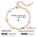 Modern 18K Gold-Plated Stainless Steel Bracelet — jewelry construction