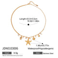 Gold-Tone Stainless Steel Necklace with gold-tone stainless steel construction