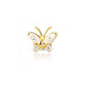 925 Sterling Silver Butterfly Diamond Inlaid Bone Stud Earring — collection product image 06