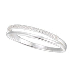 SR0044 S925Silver Micro Inlaid Cross Hollow Ring for Women Simple