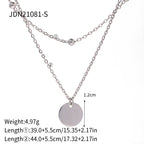 18K Gold Stainless Steel Earrings Ear Studs Design Sense Jewelry