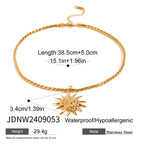 Ocean Jewelry Vacation Necklace for Women Simple Bracelet Non-Fading Jewelry