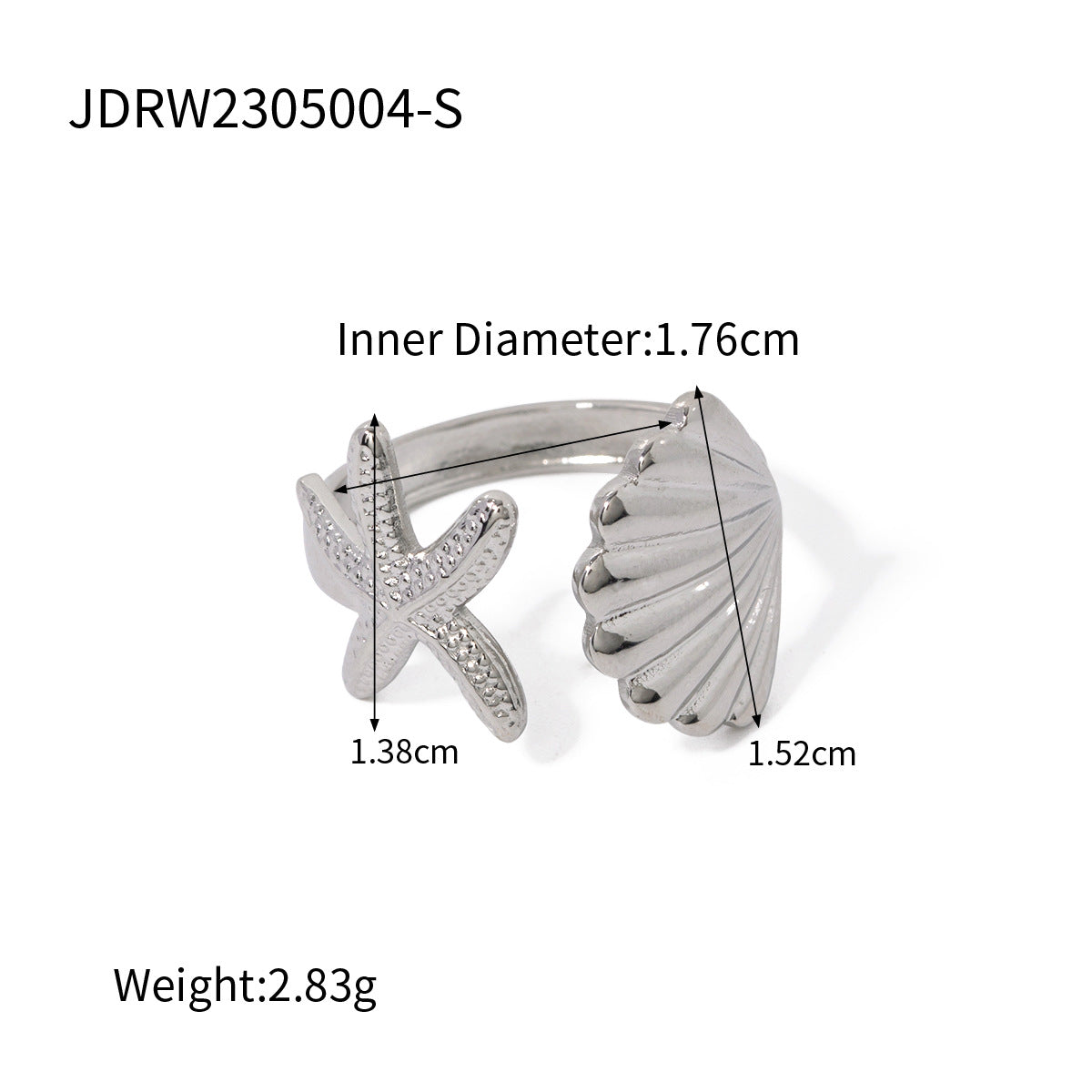 Ring Women's Design Stainless Steel Jewelry Non-Fading Jewelry rings