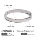Stainless Steel Square Buckle Bracelet Classic Bracelet