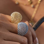 Hollow Ring Non-Fading Jewelry for Women Rings