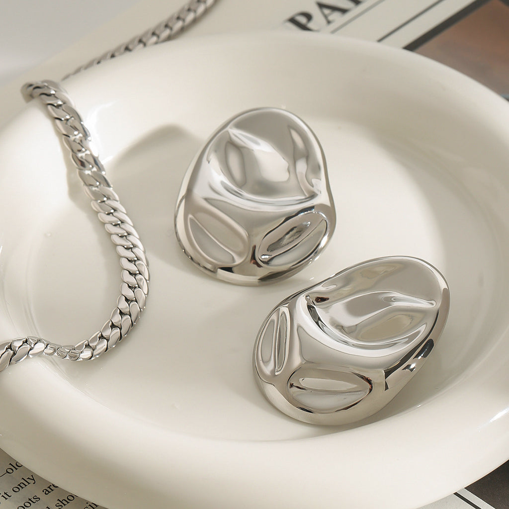 Exaggerated Earrings Studs Ear Jewelry earrings Stainless Steel Jewelry