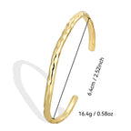 Gold-Plated 925 Sterling Silver Vintage Bracelet — side profile