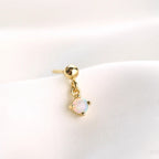 925Sterling Silver Star Earrings Ear Jewelry Studs Opal Earrings Jewelry for Women