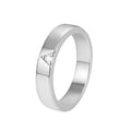 Gold-Plated Brass Wide CZ Ring featuring cubic zirconia and a gold-tone finish — jewelry finish and design detail