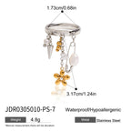 2H Tassel Ring Non-Fading Jewelry Stainless Steel Accessories for Women ring