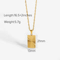 18K Gold-Tone Stainless Steel Pendant Necklace with Coin Medallion Detail featuring geometric and a gold-tone finish
