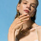 2H2025Summer Ocean Series Stainless Steel Earrings Shell Earrings Earrings for Women