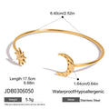 Sunburst Gold-Plated Stainless Steel Bracelet — alternate product view — jewelry finish and design detail