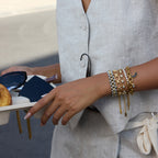 Stainless Steel Strap Zircon Bracelet Jewelry Non-Fading Accessories for Women