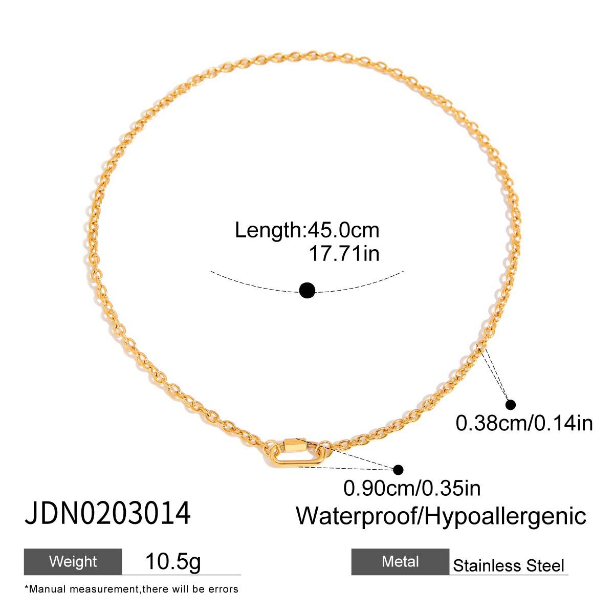 Stainless Steel diy Adjustable Necklace Choker Jewelry for Women