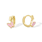 SE0264  S925Silver Fashion Butterfly Earrings Design Sense Ear Jewelry